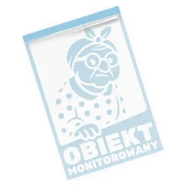 naklejka-zabawne-auto-obiekt-monitorowany-na-samochod-babcia