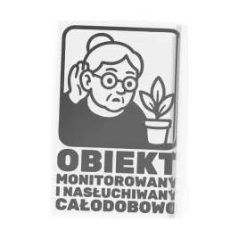 naklejka-na-auto-obiekt-monitorowany-i-nasluchiwany-humor