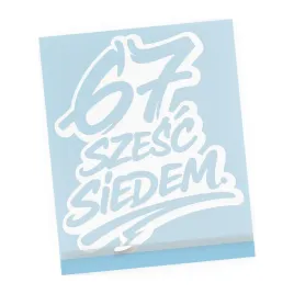 naklejka-zabawne-szesc-siedem-na-auto-szybe-67-six-seven