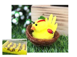 kurczak-wielkanocny-w-gniazdku-z-biedronka-5-x-5-cm-12szt-eac-111-s