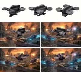 hornet-dron-bojowy-figurka-w-stylu-arc-raiders-recznie-malowany