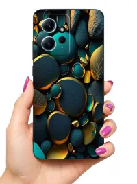 etui-case-do-xiaomi-redmi-note-12-12-4g-kamienie-liscie-wzorki