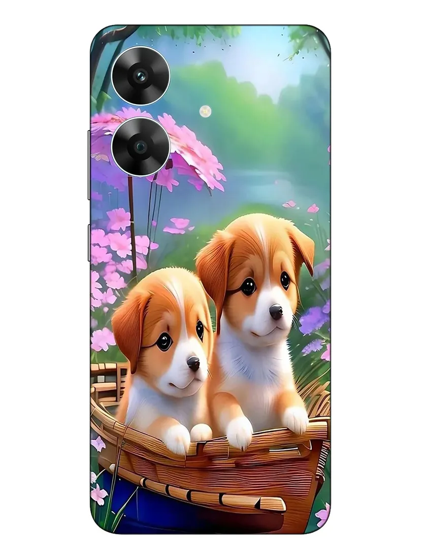 etui-case-do-realme-note-60-psy-pieski-slodziaki-stan-nowy