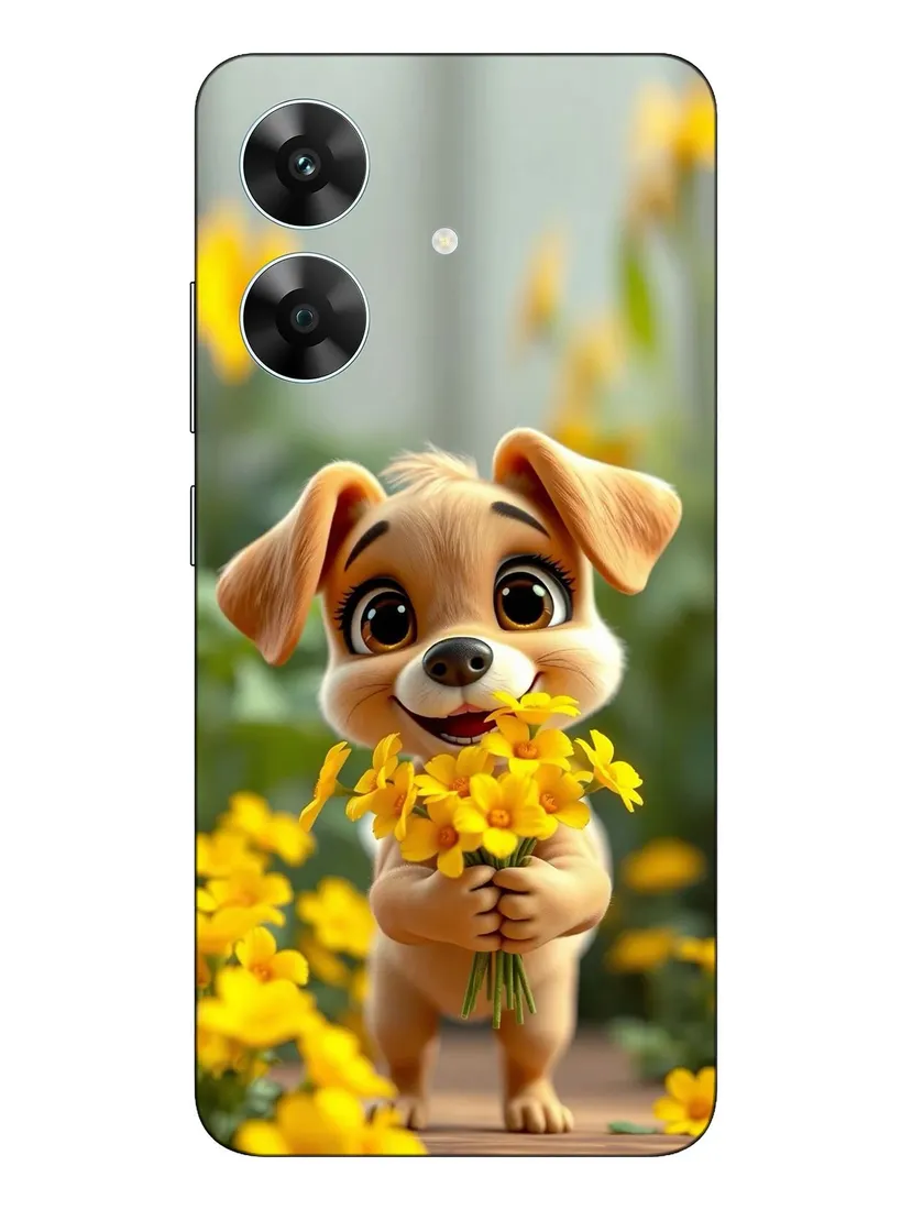 etui-case-do-realme-note-60-psy-pieski-slodziaki-stan-nowy