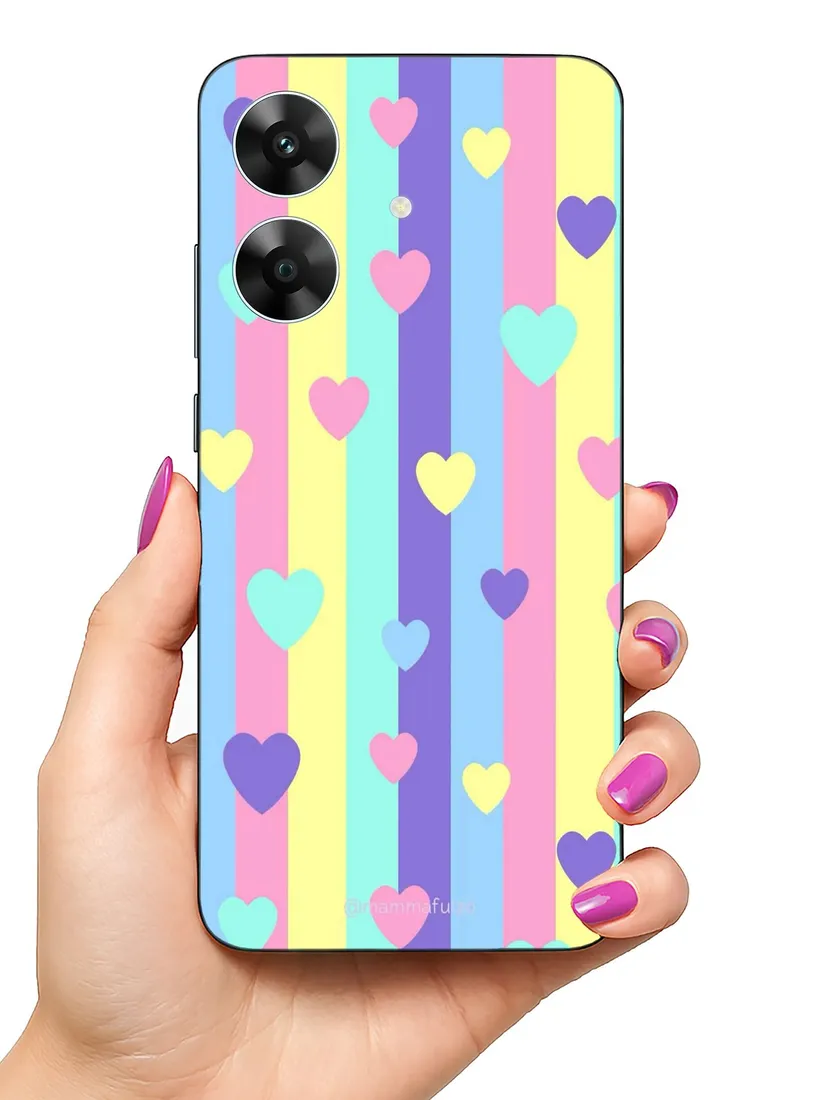 etui-case-do-realme-note-60-serca-milosc-wzorki