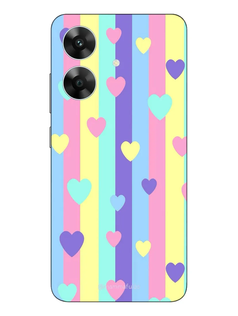 etui-case-do-realme-note-60-serca-milosc-wzorki-stan-nowy