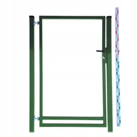 furtka-ramka-do-sztachet-i-paneli-160cm-zielona-ral6005-slupki-sztachety