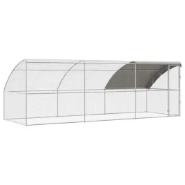 klatka-dla-kur-3-pcs-srebrny-600-x-200-x-200-cm-stal-i-pe