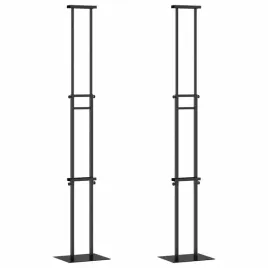 stoiska-na-targi-2-pcs-czarny-30-x-24-x-214-cm-stal