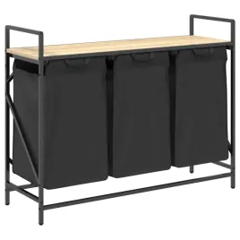 kosz-na-pranie-3-przegrody-z-polka-dab-sonoma