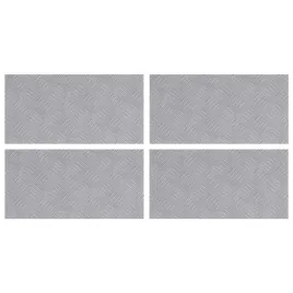 stopien-prostokatny-4-pcs-srebrny-50-x-25-cm-aluminium