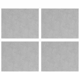 stopien-prostokatny-4-pcs-srebrny-50-x-40-cm-aluminium