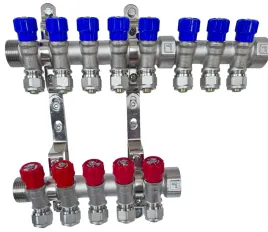 x-home-rozdzielacz-pex-1-x-16-mm-8-obwody-wody-zimnej-5-obwody-cieplej
