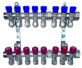 x-home-rozdzielacz-pex-1-x-16-mm-8-obwody-wody-zimnej-8-obwody-cieplej