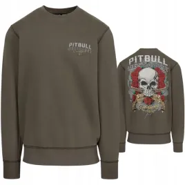 pitbull-west-coast-bluza-meska-santa-muerte-ciemny-oliwkowy-3xl