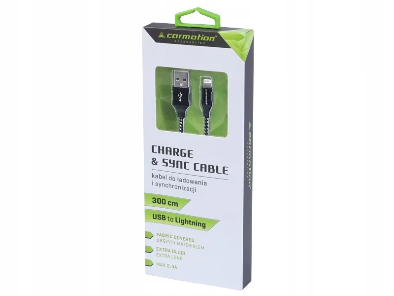 kabel-carmotion-usb-apple-lightning-3-m-czarny-stan-nowy