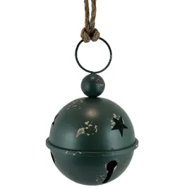 wiszacy-metalowy-dzwonek-zielony-17x27-cm