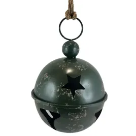 wiszacy-metalowy-dzwonek-zielony-20x32-cm