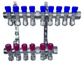 x-home-rozdzielacz-pex-1-x-16-mm-9-obwody-wody-zimnej-6-obwody-cieplej