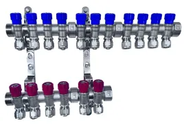 x-home-rozdzielacz-pex-1-x-16-mm-11-obwody-wody-zimnej-6-obwody-cieplej