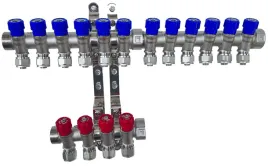 x-home-rozdzielacz-pex-1-x-16-mm-12-obwody-wody-zimnej-4-obwody-cieplej