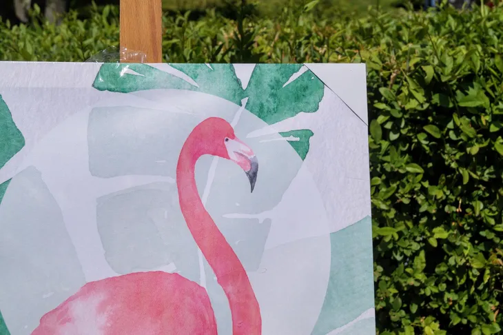obraz-flaming-45x60x18cm-tematyka-motywy-zwierzece