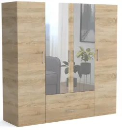 szafa-garderoba-uchylne-drzwi-wimbledon-200-cm-2-szuflady-na-ubrania-sonoma