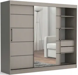 szafa-garderoba-chelsea-przesuwna-4-szuflady-szary-bez-nowoczesna