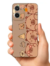 etui-case-do-motorola-moto-e15-kapibary-lisy-zwierzeta