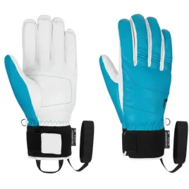 rekawice-unisex-reusch-highland-narciarskie-pieciopalczaste-niebieskie