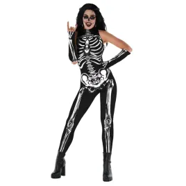 damskie-body-bez-rekawow-szkielet-kostium-xl