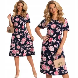 elegancka-stylowa-sukienka-za-kolano-duzo-kolorow-rozmiarow-polski-produkt