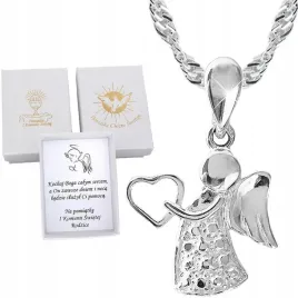 srebrny-lancuszek-komunijny-i-medalik-aniolek-na-prezent-dla-dziewczynki