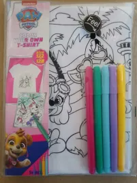 psi-patrol-pokoloruj-wlasny-t-shirt-rozmiar-122-128-markery-do-tkanin