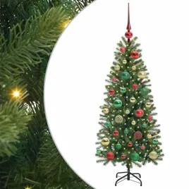 sztuczna-choinka-z-150-diodami-led-zielony-120-cm-pe-i-pvc