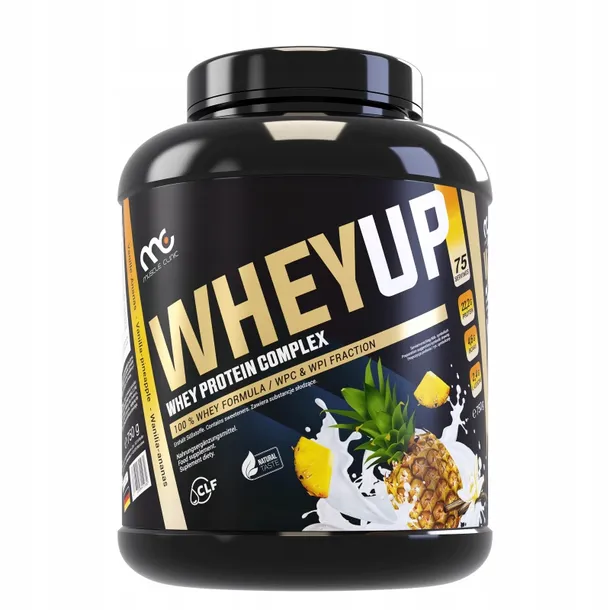 Białko Odżywka białkowa Koncentrat WPC Muscle Clinic 2250g Wanilia Ananas