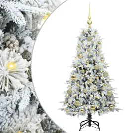 sztuczna-choinka-z-zawiasami-z-podstawa-bialy-120-cm-pe-i-pvc