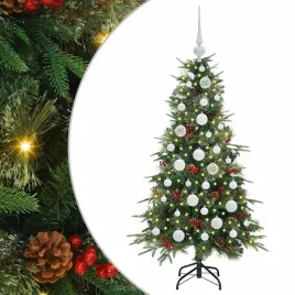 sztuczna-choinka-z-zawiasami-z-podstawa-zielony-120-cm-pe-i-pvc
