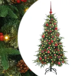sztuczna-choinka-z-zawiasami-z-podstawa-zielony-150-cm-pe-i-pvc