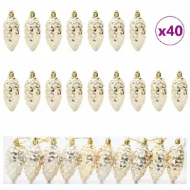 choinkowa-bombka-szyszka-40-pcs-zloty-z-tworzywa-sztucznego