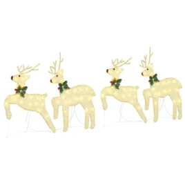 led-renifery-4-pcs-zloty-tkanina