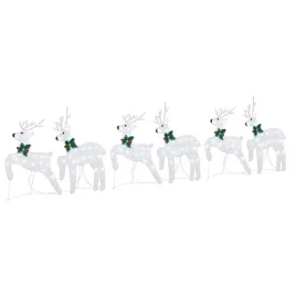 led-renifery-6-pcs-srebrny-tkanina