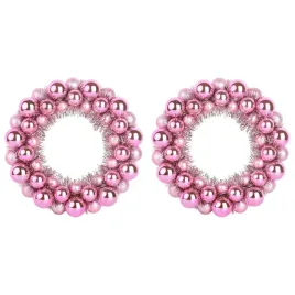 wieniec-bozonarodzeniowy-z-bombkami-2-pcs-rozowy-33-x-33-x-7-cm