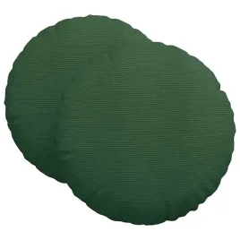 poduszki-na-siedziska-2-pcs-ciemna-zielen-o-80-cm