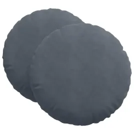 poduszki-na-siedziska-2-pcs-ciemnoszary-o-40-x-13-cm-aksamit
