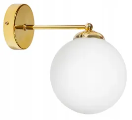 zlota-lampa-kinkiet-scienny-szklana-kula-loft-led