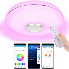 lampa-plafon-led-rgb-glosnik-bluetooth-40w-pilot