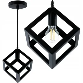 lampa-wiszaca-diament-brylant-kostka-zwis-e27-loft