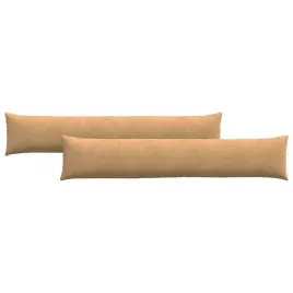 poduszki-na-sofe-2-pcs-brazowy-200-x-40-cm-tkanina-sztruksowa