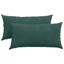 poduszki-na-sofe-2-pcs-ciemna-zielen-80-x-40-cm